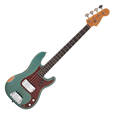 Fender Custom Shop 61 Precision Bass Relic Aged Sherwood Green At Gear4music