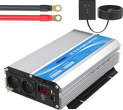 Convertisseur 12V 220V Lindispensable Pour Un Camping Car