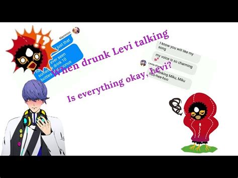 Obey Me Lyrics Prank //What happen if Levi got drunk?//Anamanaguchi - Miku ft. Hatsune Miku ...