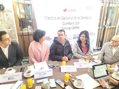 Anuncian Marcha En Defensa De La Democracia En Quer Taro Esperan M S