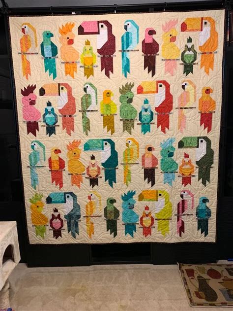 Pretty Birds Elizabeth Hartman Pattern Bird Quilt Modern Quilting