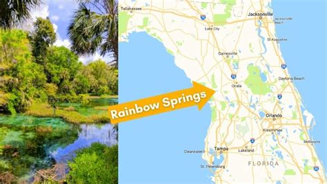 Map Of Rainbow Springs State Park Florida 2traveldads