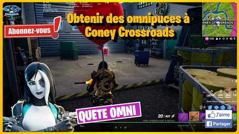 Obtenir Des Omnipuces à Coney Crossroads Quête Fortnite épée Omni Chapitre 3 Saison 2 Youtube