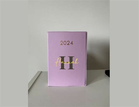 A6 2024 Diary A6 Personalised 2024 Diary 2024 Diary Day A Etsy Uk In