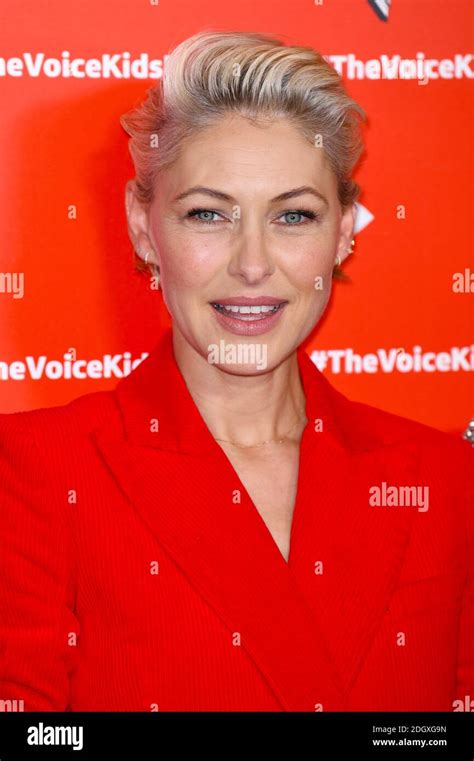 Emma Willis During The Voice Kids Photocall Held At The Royal Society