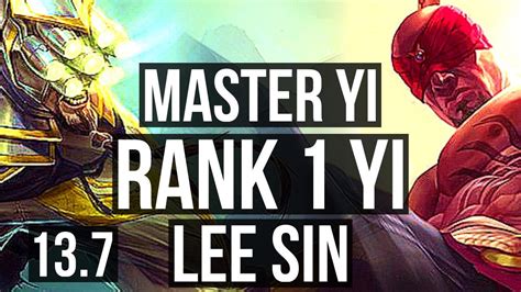 Master Yi Vs Lee Sin Jng Rank 1 Yi Rank 3 Legendary 14 4 8 Tr