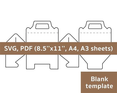 Cricut Gable Box Template