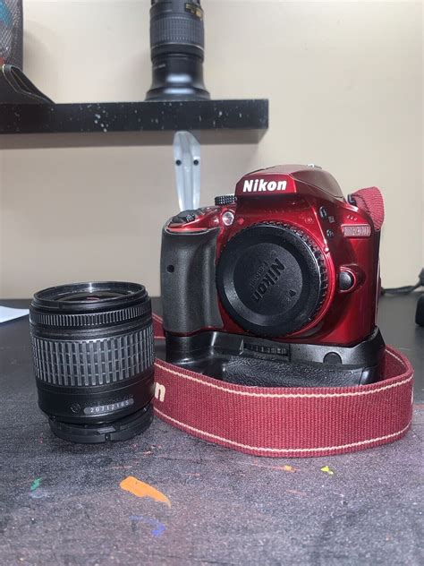 Nikon D3400 24 2mp Dslr Camera Red Kit With 18 55mm F 3 5 5 6g Vr Lens Ebay