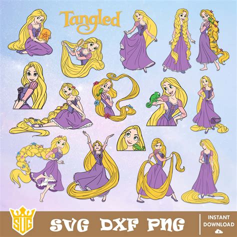 Rapunzel Svg Bundle Princess Svg For Cricut Rapunzel Lay Inspire Uplift