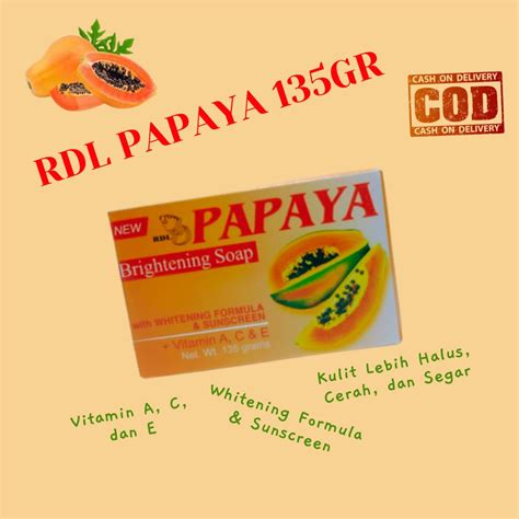 Sari Cosmetics Bundling Sabun Papaya Rdl Original Extract Carica