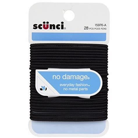 No Damage Elastic Hair Bands Black Pack Of 4 4 Pack Ralphs