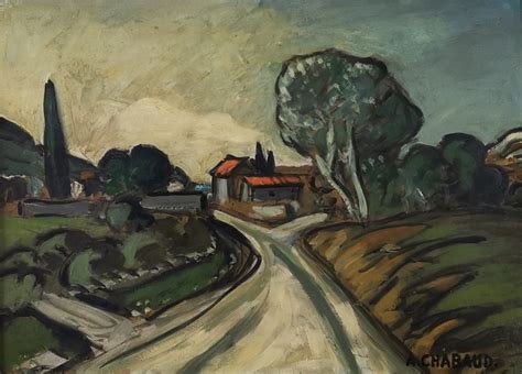 Proantic Auguste Chabaud Le Chemin Du Mas