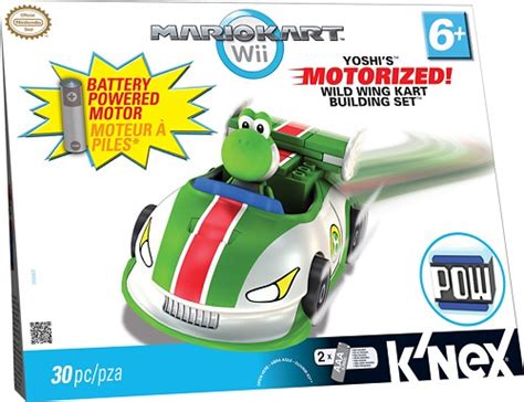 Best Buy K Nex Mario Kart Wii Yoshi S Motorized Wild Wing Kart