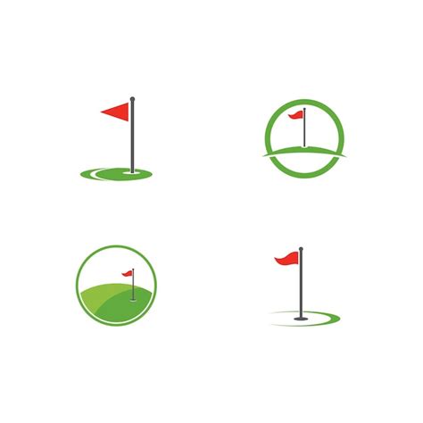 Icono De Ilustraci N De Vector De Plantilla De Logotipo De Golf