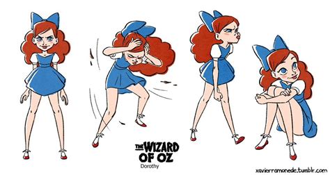 Wizard Of Oz Dorothy 4 By Xav Drawordie On Deviantart Cartoon