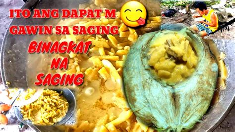 How To Cook Binagkat Na Saging How To Make A Minatamis Na Saging