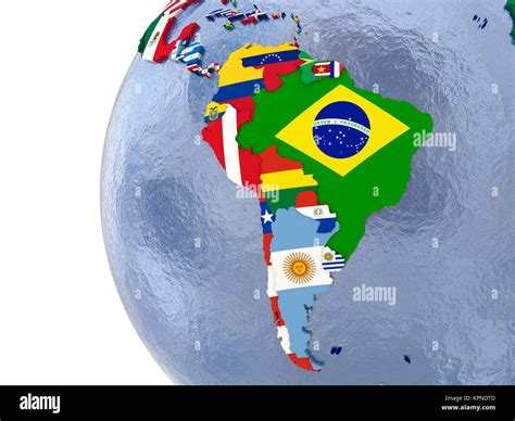 Political south America map Stock Photo - Alamy