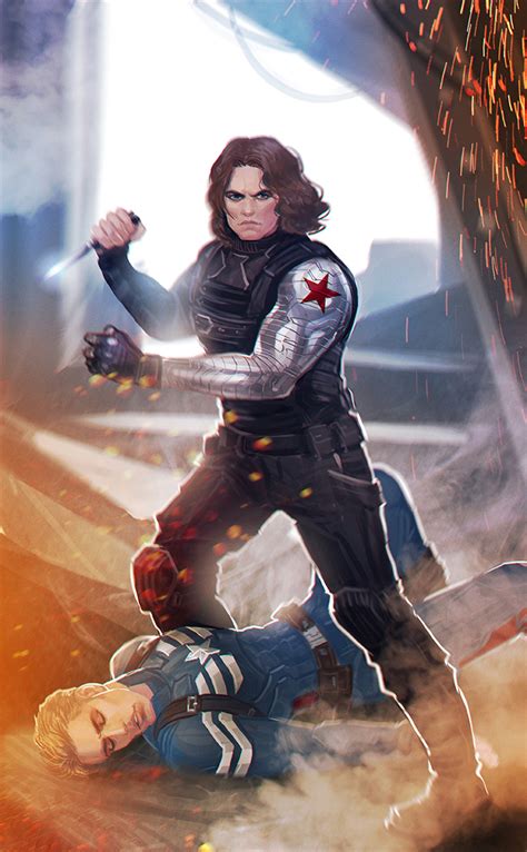 Captain America: Winter Soldier - commission by maXKennedy on DeviantArt