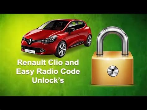 Qual è il codice di sblocco dell autoradio della Renault Clio