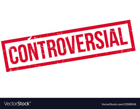 Controversial Rubber Stamp Royalty Free Vector Image