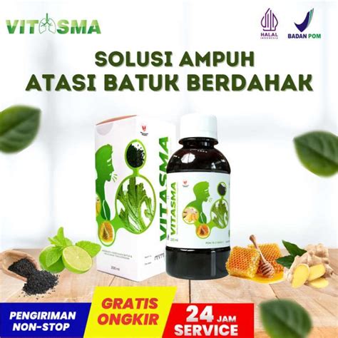 Promo Madu Herbal Vitasma Atasi Batuk Berdahak Batuk Menahun Diskon