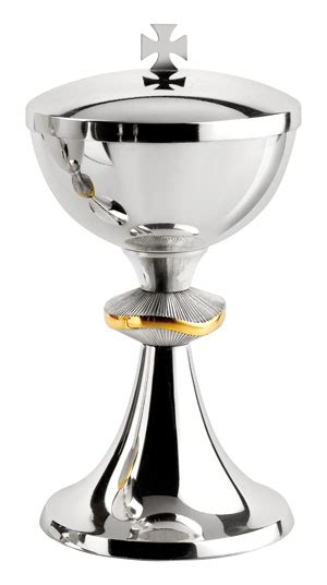 Elegant Chalice Brass Silver Plated 2211 Tonini Church Supply