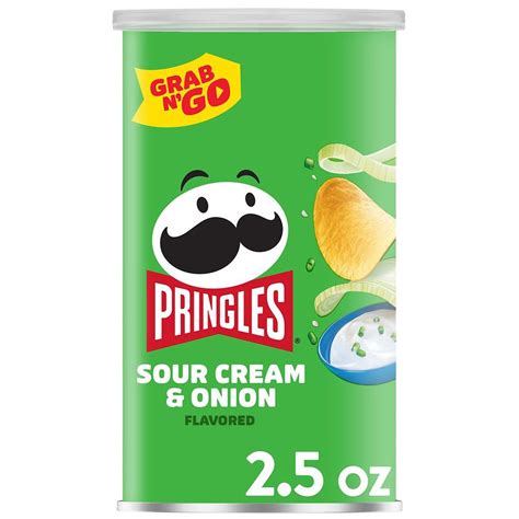 Pringles Potato Crisps Chips Sour Cream And Onion Walgreens