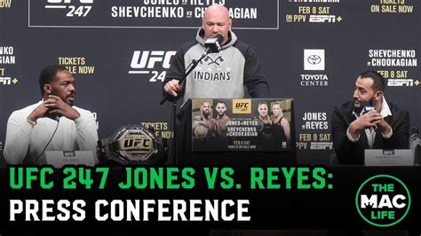 Ufc 247 Jon Jones Vs Dominick Reyes Pre Fight Press Conference Youtube