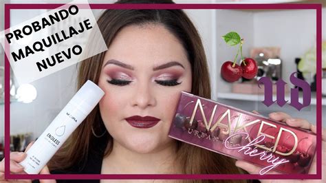 PROBANDO MAQUILLAJE NUEVO NAKED CHERRY COLLECTION MOIRA COSMETICS