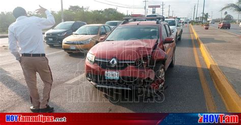 Hoy Tamaulipas Choque En Tamaulipas Choque Multiple Dejo A Una