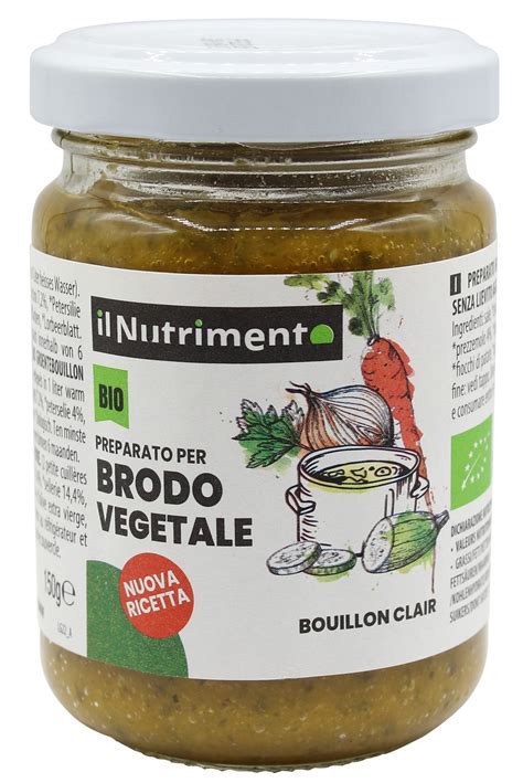 Preparato Per Brodo Vegetale Senza Lievito Il Nutrimento