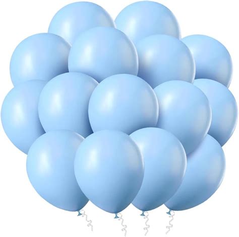 Ainiv Pz Palloncini Blu Macaron Palloncini Azzurri Pastello