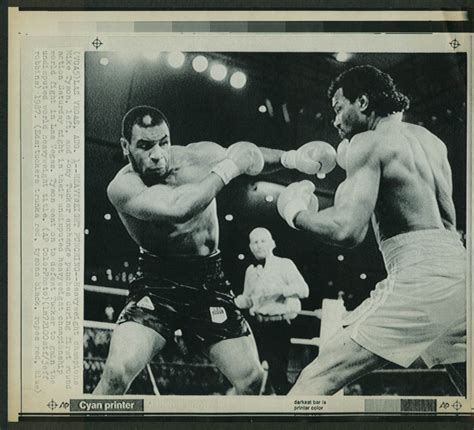 Heavyweight Title Bout Mike Tyson Vs Tony Tucker Las Vegas 1987 Laserphoto