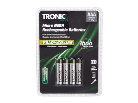 Tronic Nimh Rechargeable Battery Assortment Lidl Great Britain