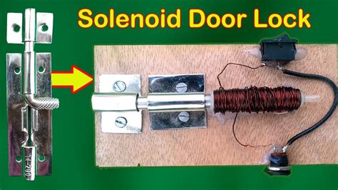 Automatic Smart Door Lock How To Make Solenoid Door Lockhomemade