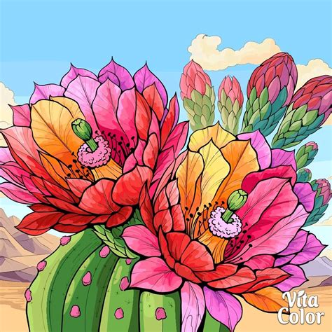 Solve Colorful Blooms Jigsaw Puzzle Online With 64 Pieces