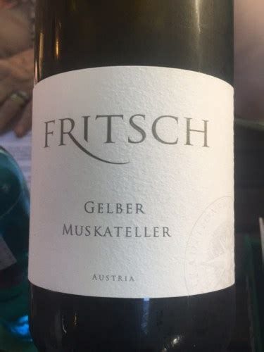 Fritsch Gelber Muskateller Vivino US