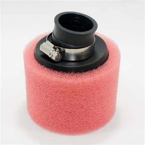 Pink Mm Angle Bent Foam Air Filter Pod Cleaner Pit Quad Dirt Bike Atv