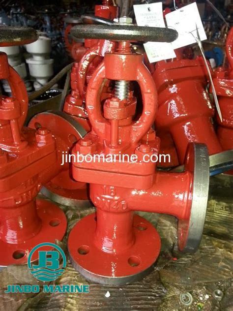 Marine Cast Iron Angle Globe Valve Gb T590 2008 Type B Bs Valve And Pump