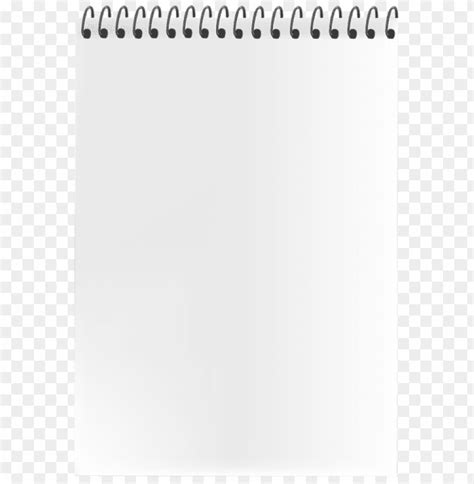 Blank Sketchbook Png Spiral PNG Image With Transparent 57 OFF