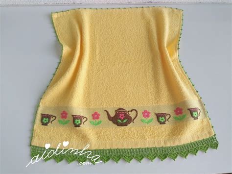 Conjunto De Panos De Cozinha Crochet