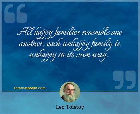 All Happy Families Resemble One Another Each Unhappy 1