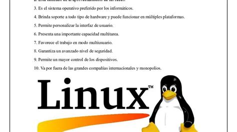 Que Es Sistema Operativo Linux Y Sus Caracteristicas Bourque