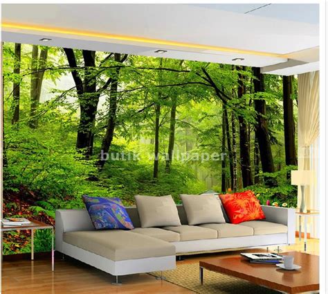 Jual Wallpaper Dinding Custom Motif Hutan Butik Wallpaper Bekasi