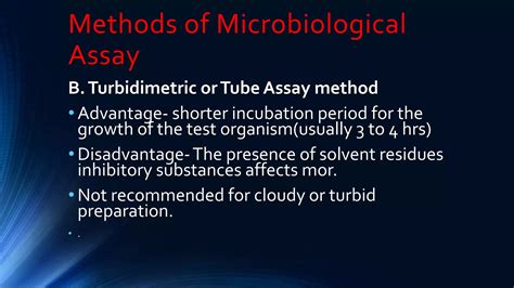 Microbiological Assay Of Antibiotics Ppt