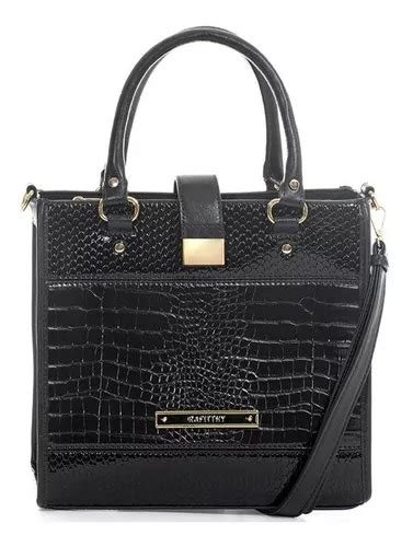 Bolso De Mano Y Cruz Rafitthy A Negro Mercadolibre