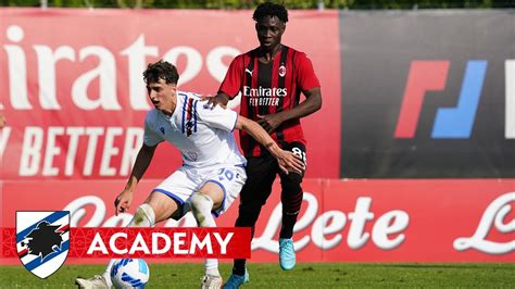 Highlights Primavera Timvision Milan Sampdoria Youtube