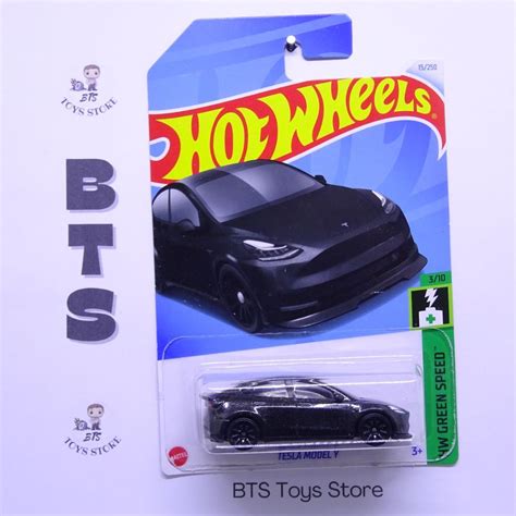 Hot Wheels Tesla Model Y Black Shopee Malaysia