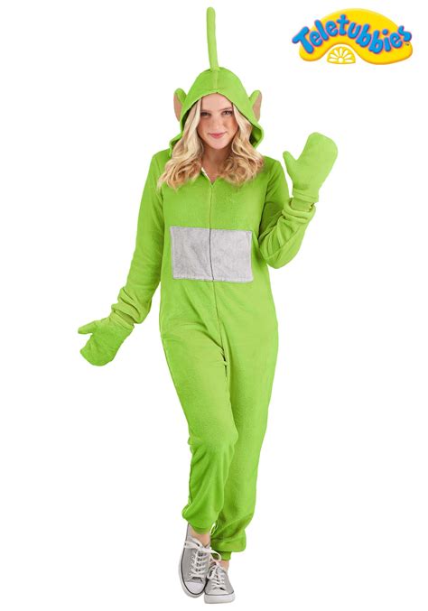 Teletubbies Dipsy Adult Jumpsuit Costume