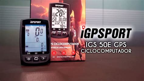 Igs E Gps Ciclocomputador De Igpsport Youtube